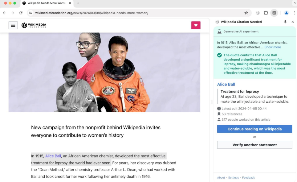 Citation Needed experiment summary