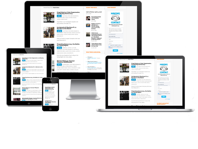 National Radio Project website redesign